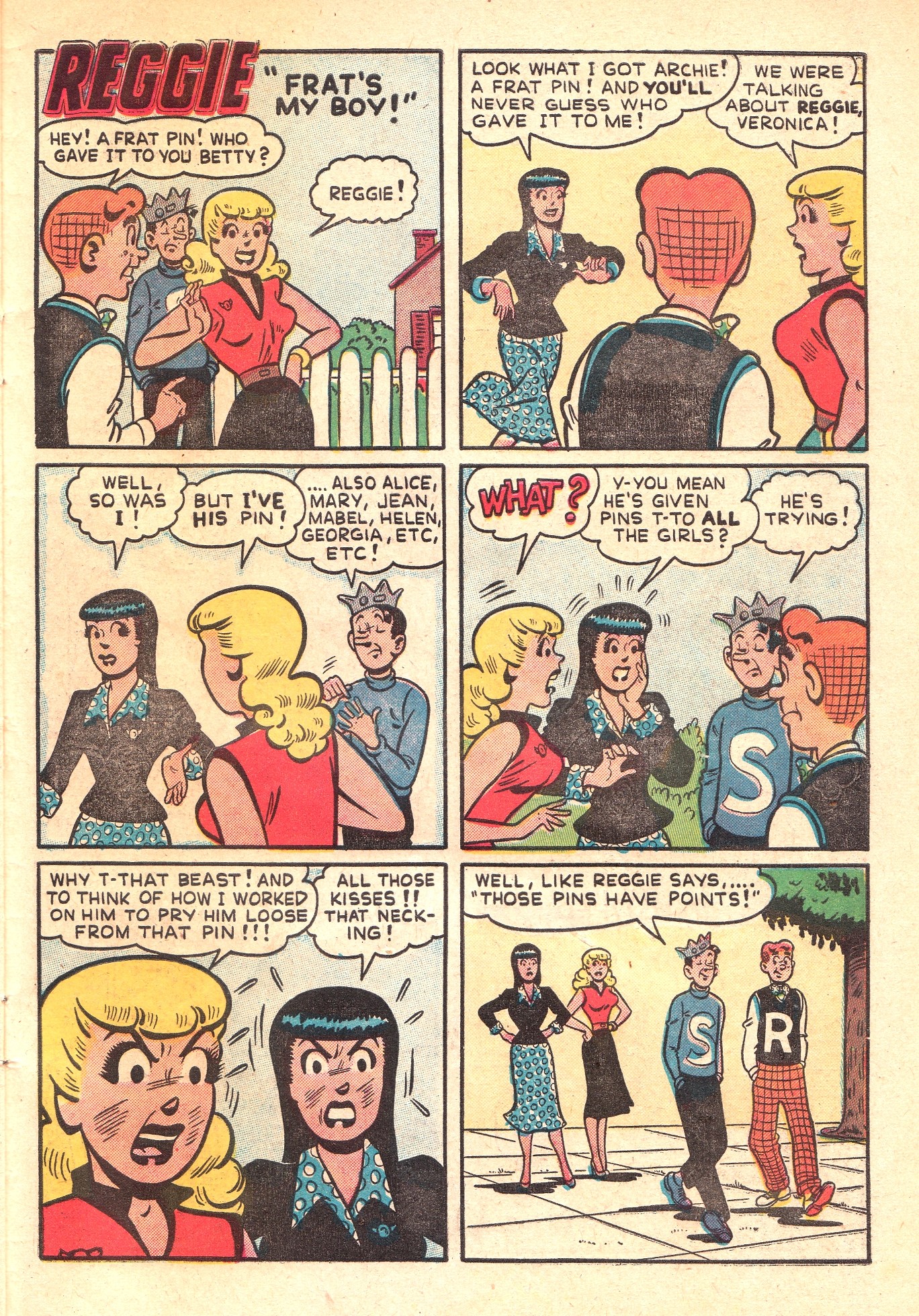 Read online Archie's Rival Reggie comic -  Issue #11 - 31