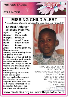 Missing Persons Alert
