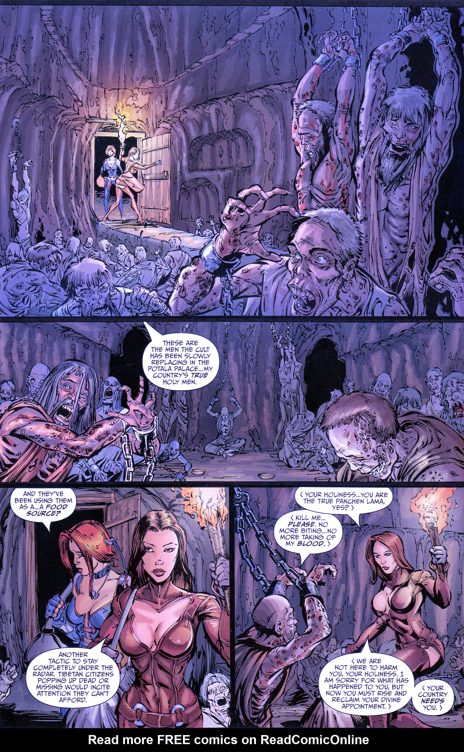 Read online BloodRayne: Tibetan Heights comic -  Issue # Full - 16