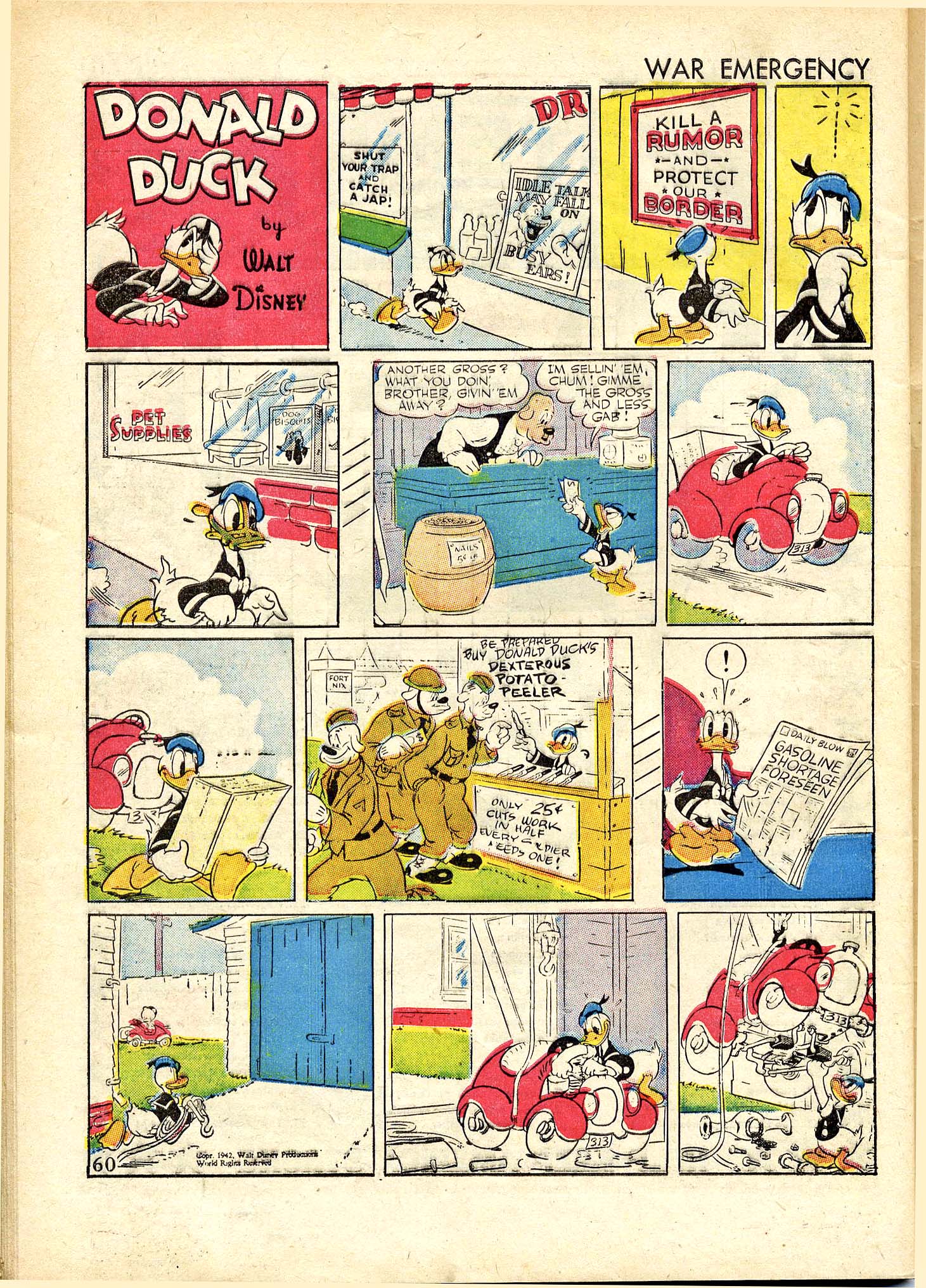Read online Walt Disney's Comics and Stories comic -  Issue #24 - 62