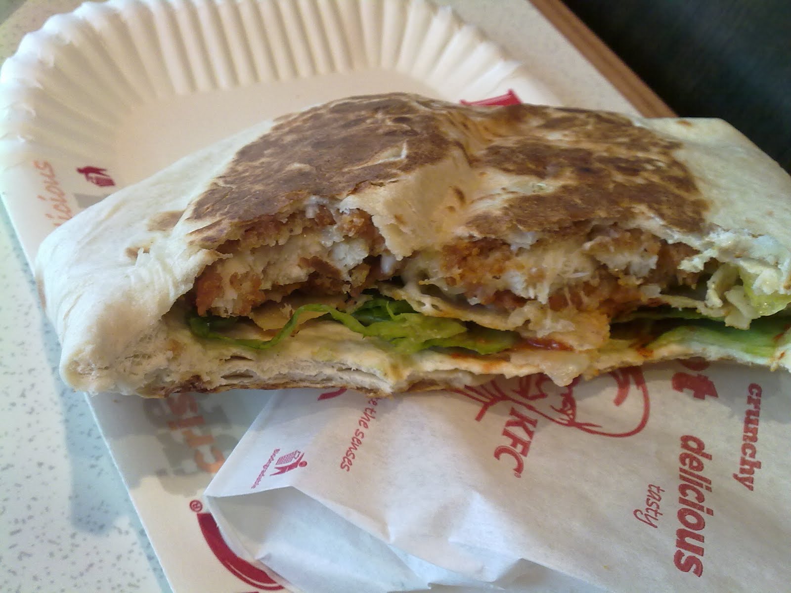 Kentucky Fried Bloggin' TLO Fajita Wrapstar