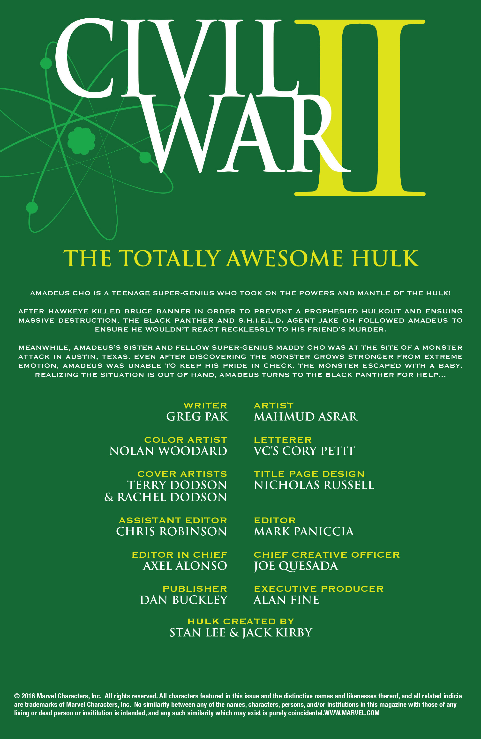Read online Totally Awesome Hulk comic -  Issue #12 - 2