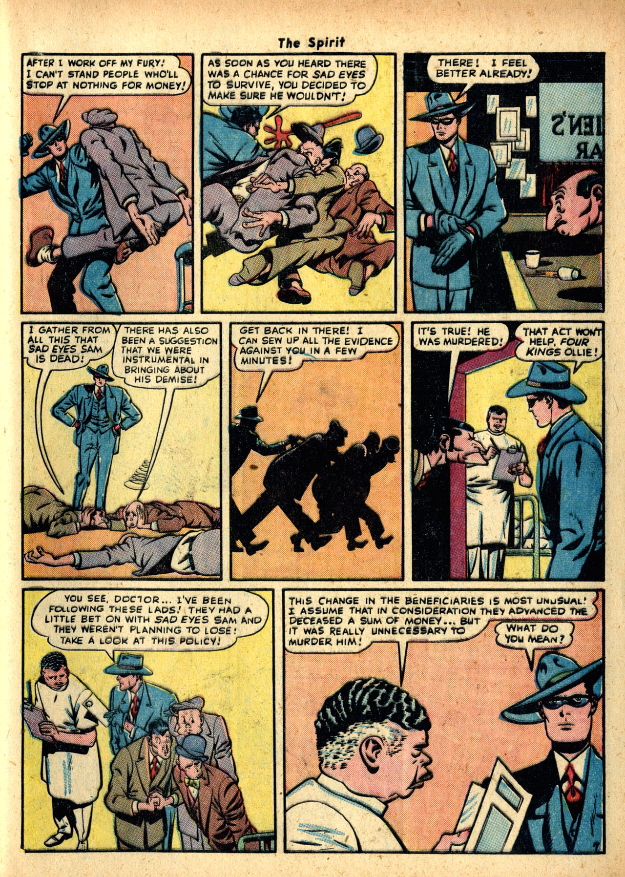 Read online The Spirit (1944) comic -  Issue #5 - 49
