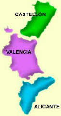 MAPA DEL REGNE DE VALENCIA