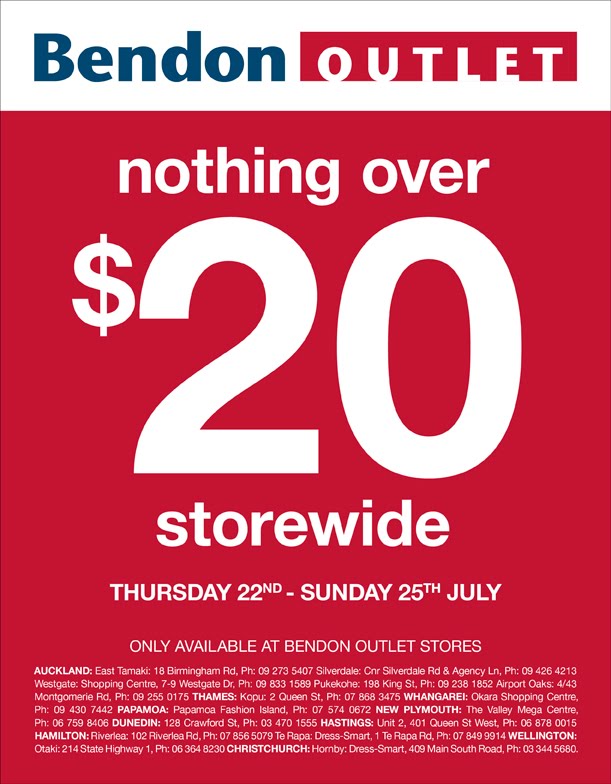 Bendon sale nothing over $20 Clearance