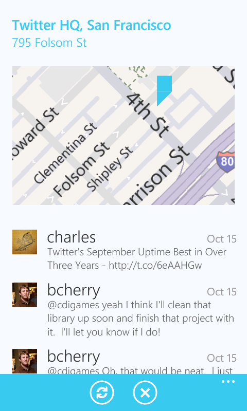 Twitter para Windows Phone 7 Twitter5 - Twitter para Windows Phone 7