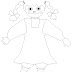 Desenho de boneca colorir desenho para  meninas