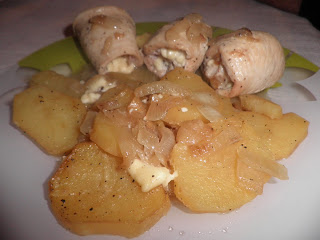  <strong>Filetes</strong> de <strong>pavo</strong> con jamón dulce y queso 
