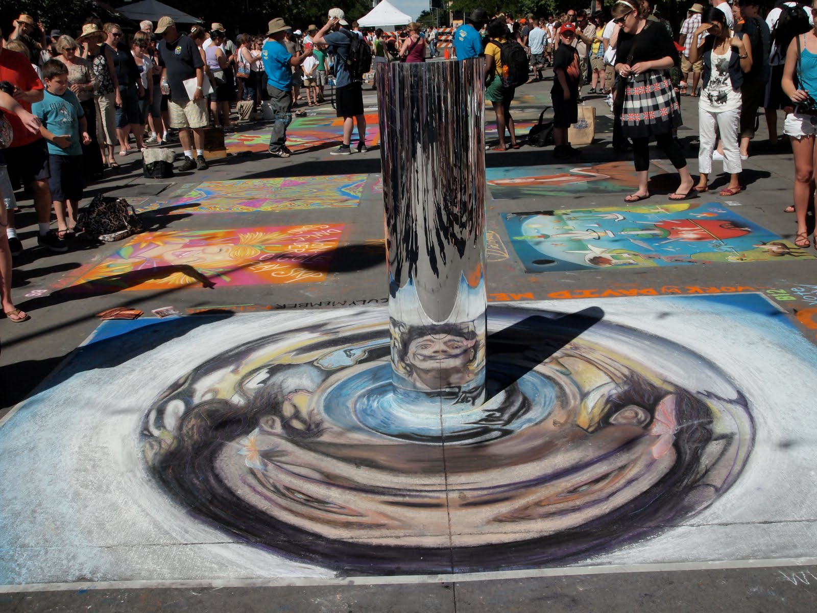 Snapshots of Life Chalk Art Gallery in the Streets