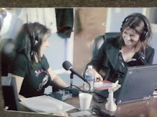 Anne(on the right) on the Radio