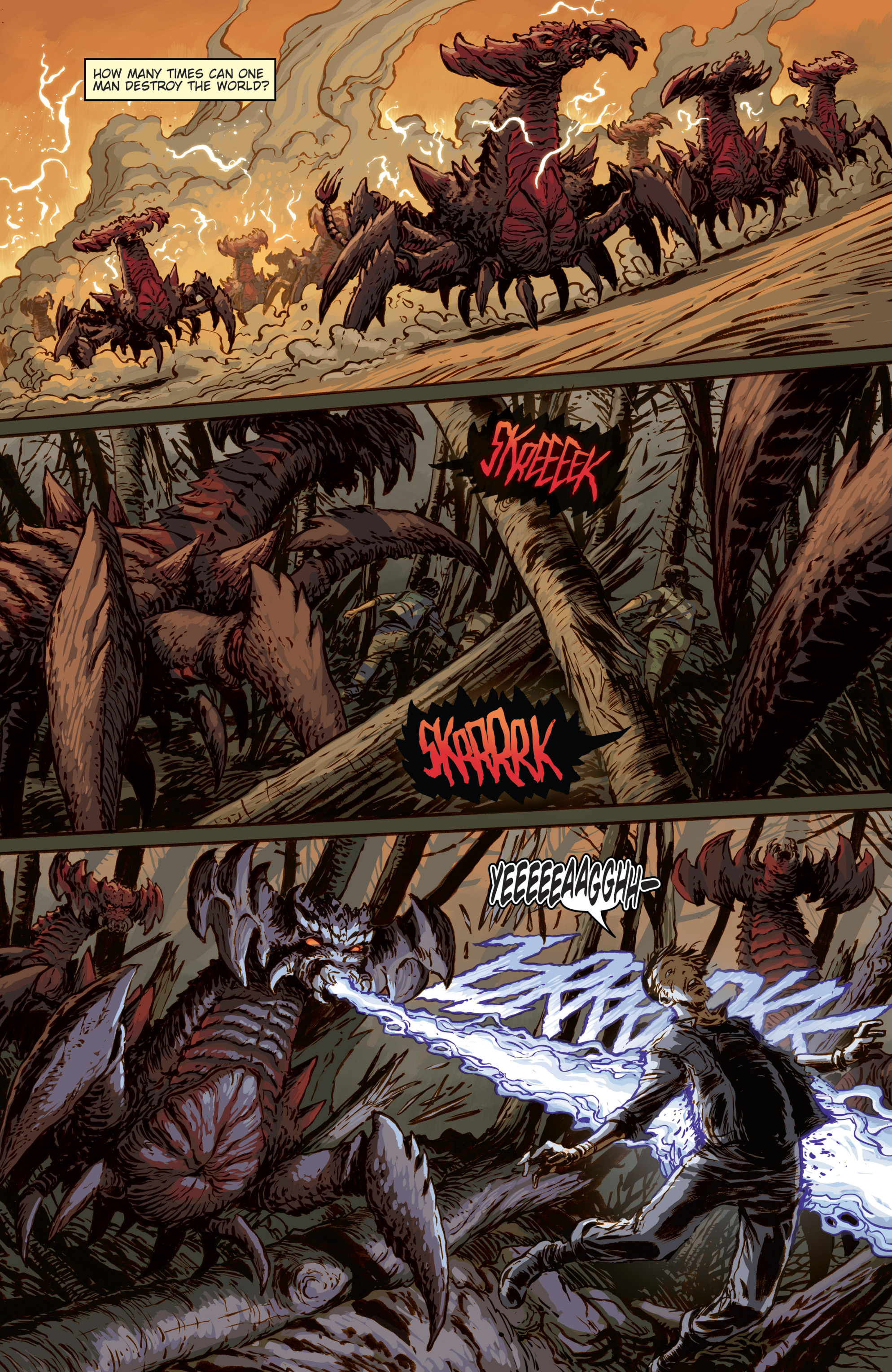 Read online Godzilla: Cataclysm comic -  Issue #5 - 6