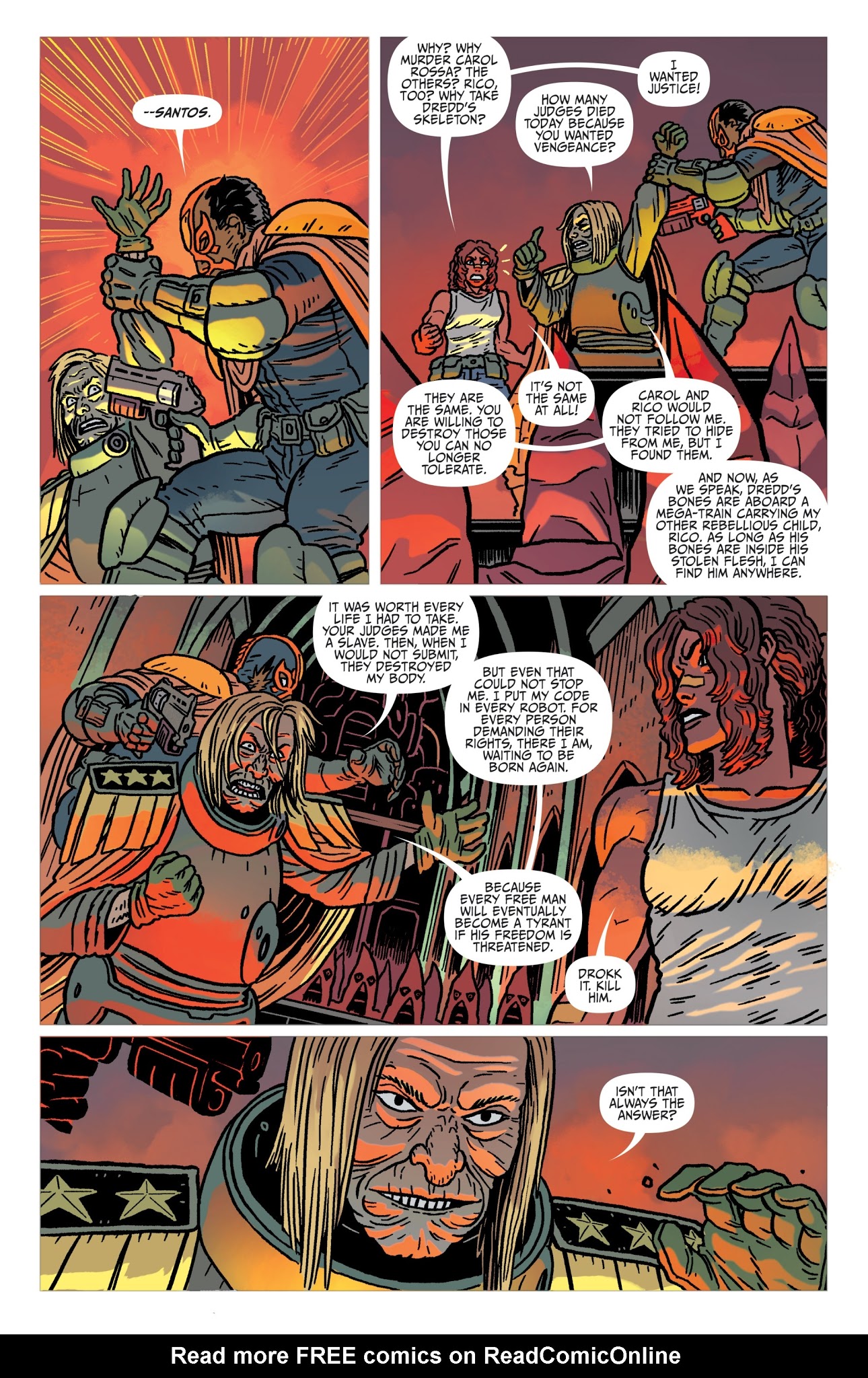 Read online Judge Dredd: The Blessed Earth comic -  Issue #7 - 23