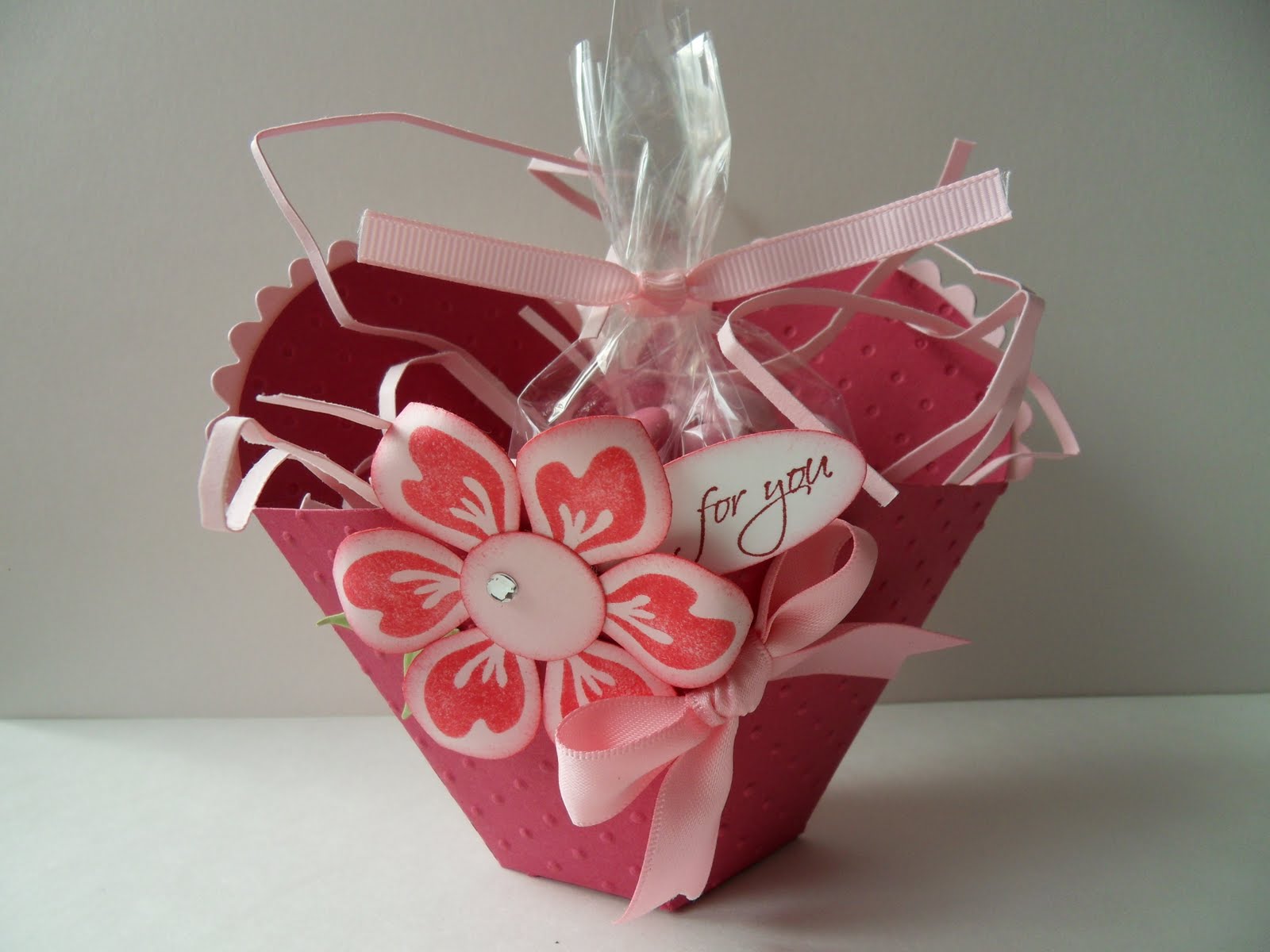 De Stampin' Corner: Valentine Heart Baskets and My Health