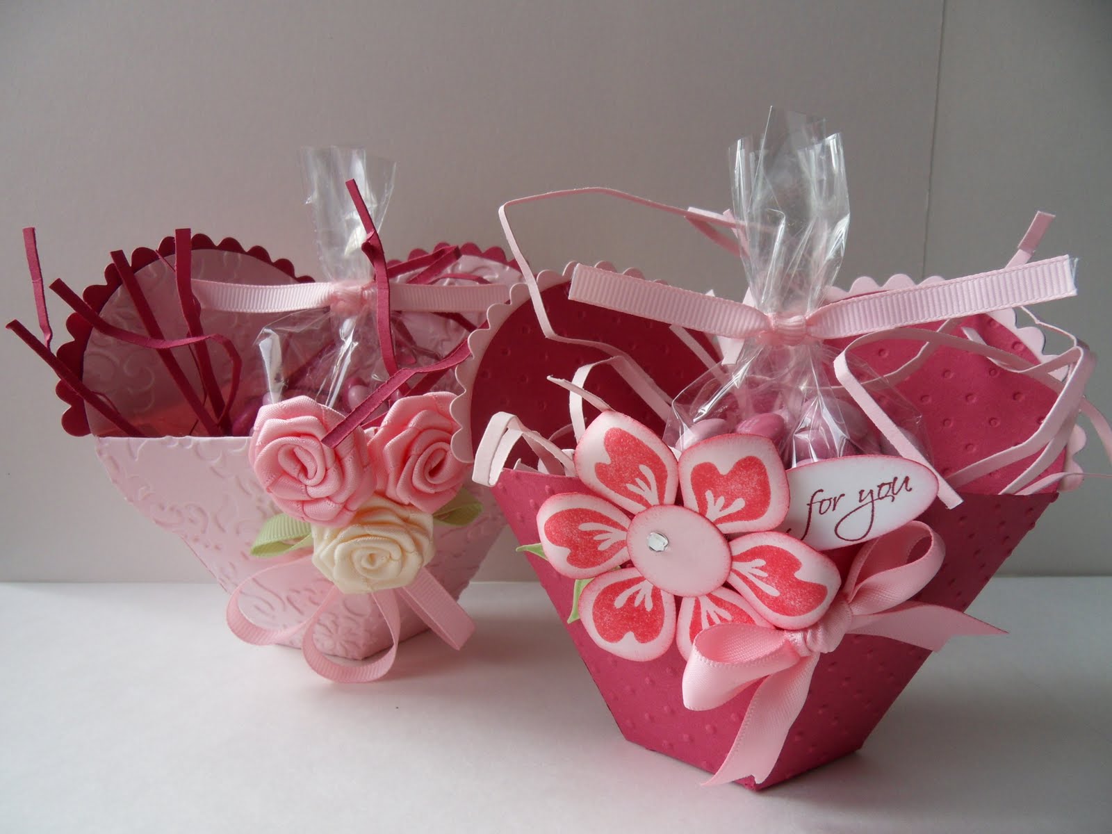 De Stampin' Corner: Valentine Heart Baskets and My Health
