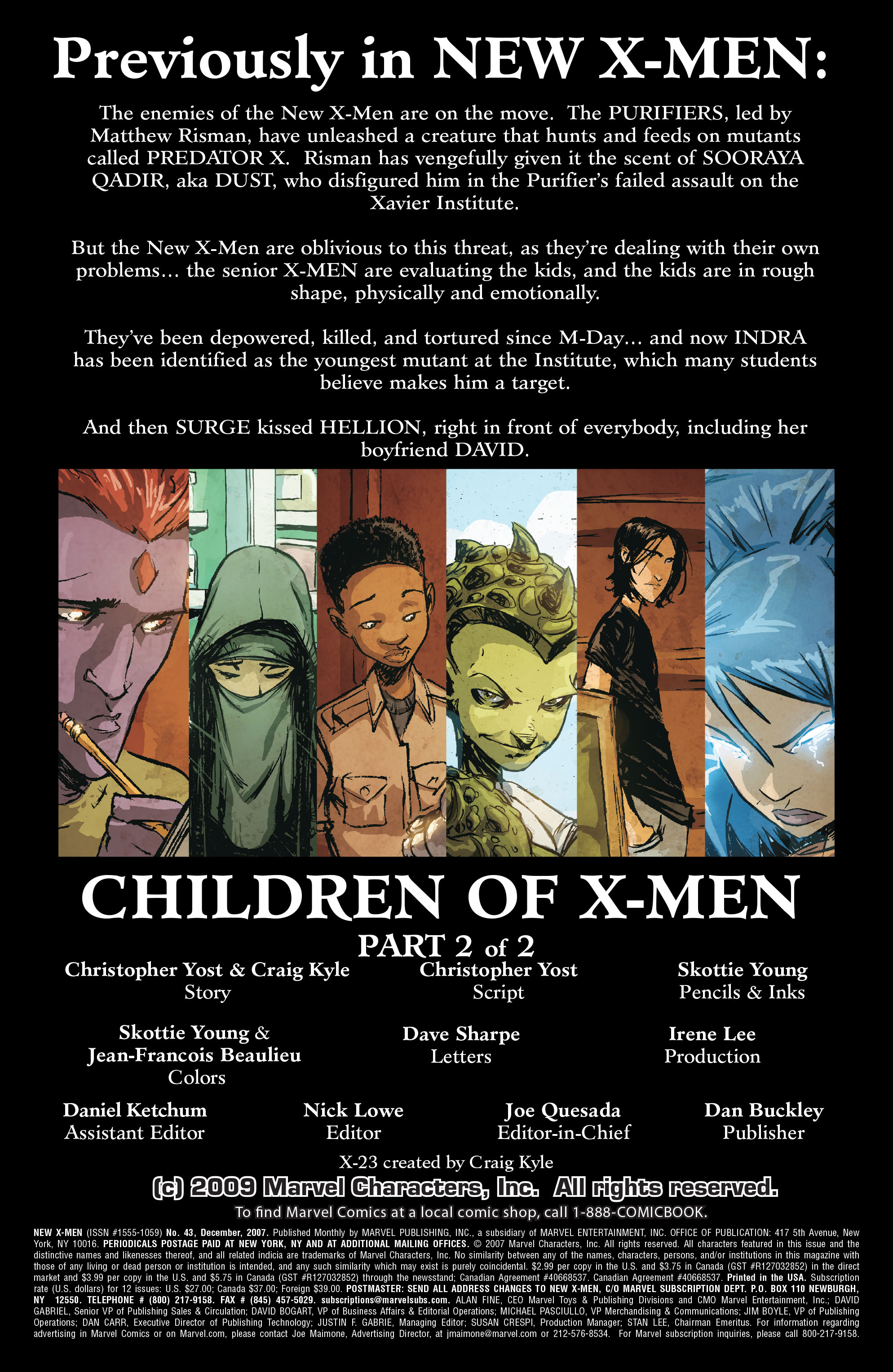 Read online New X-Men (2004) comic -  Issue #43 - 2