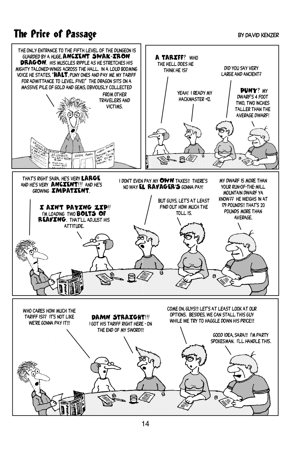 Read online Knights of the Dinner Table comic -  Issue #12 - 16