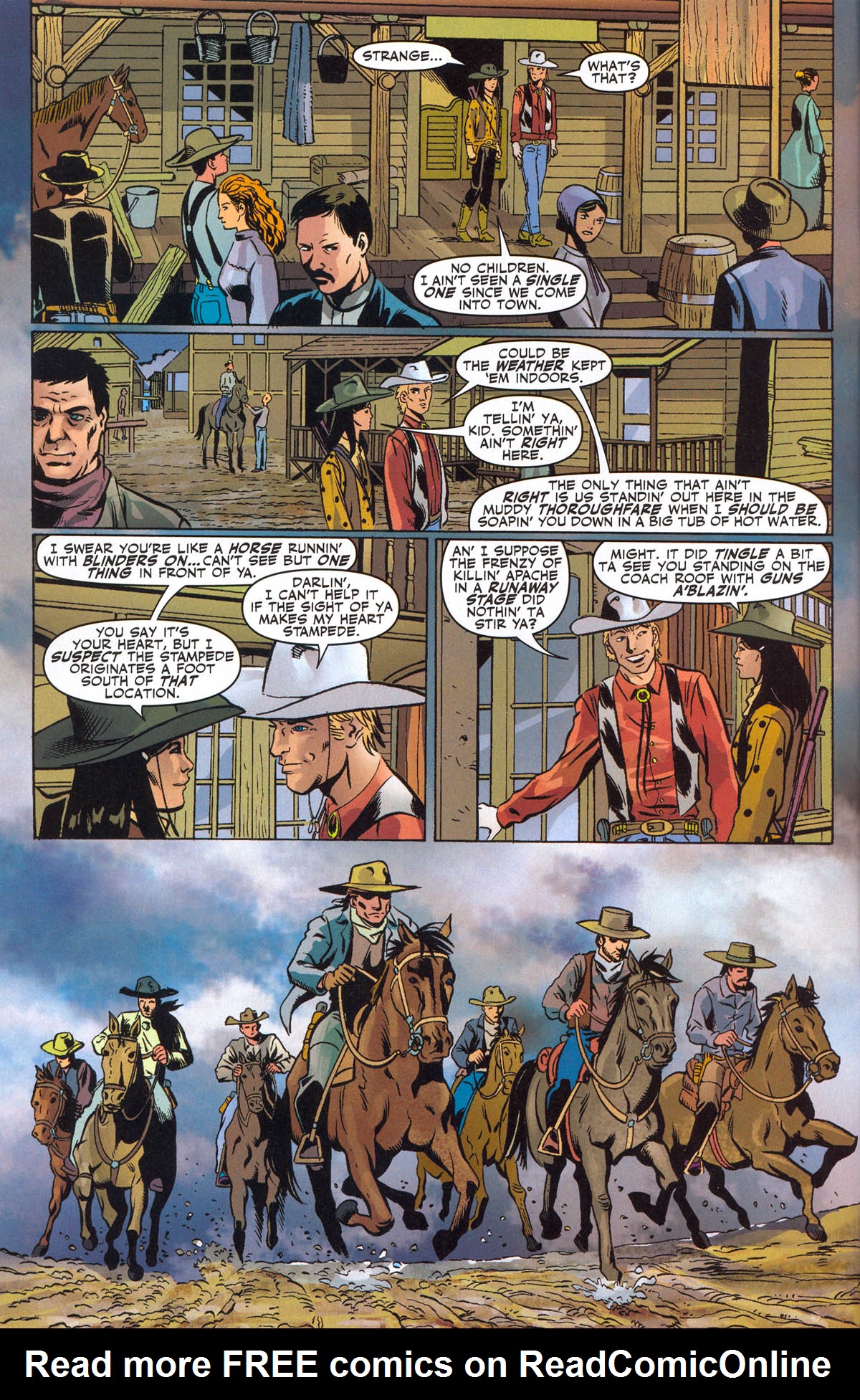 Read online Marvel Westerns: Outlaw Files comic -  Issue #Marvel Westerns Kid Colt and the Arizona Girl - 8