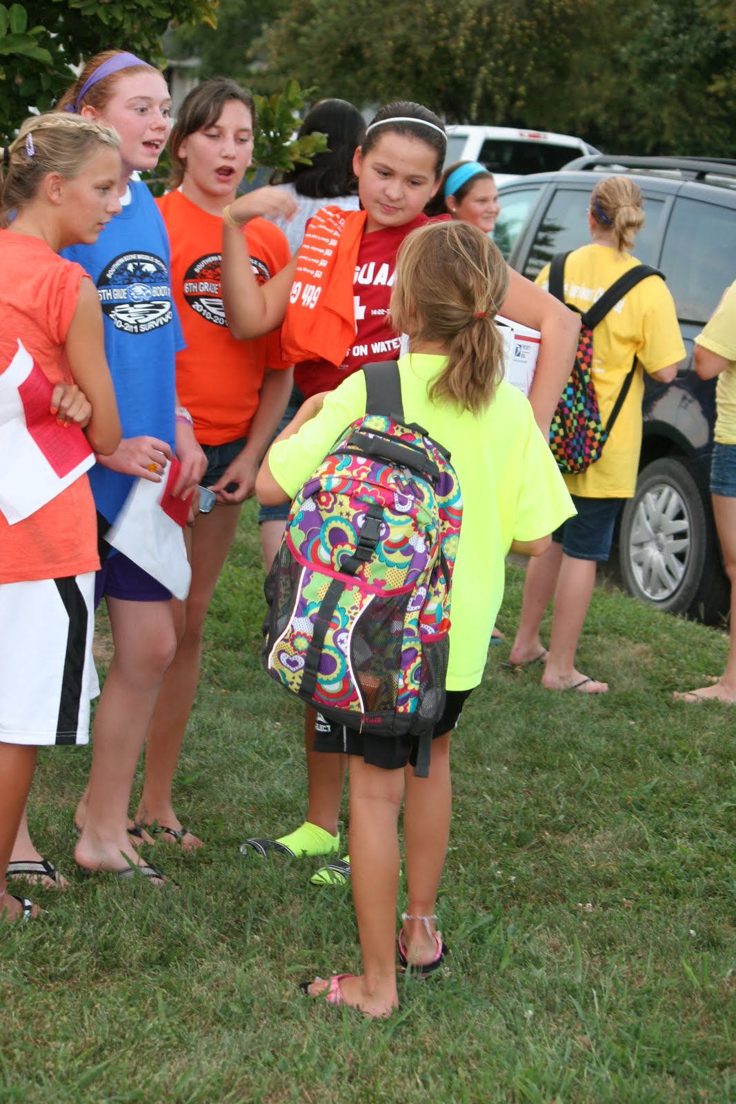 Blanchard Business 6th Grade "Boot Camp" and swimming party