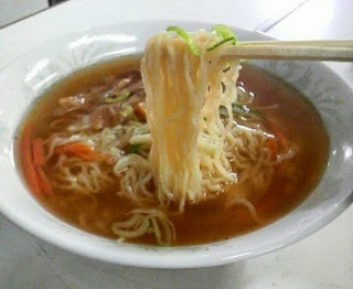 今日は、ラーメンを食べました。