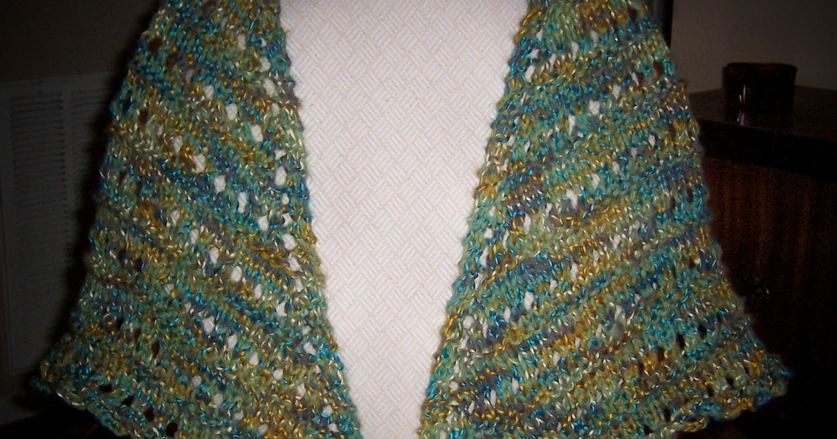 Knit Together In Love . . .: Easy Triangle Prayer Shawl