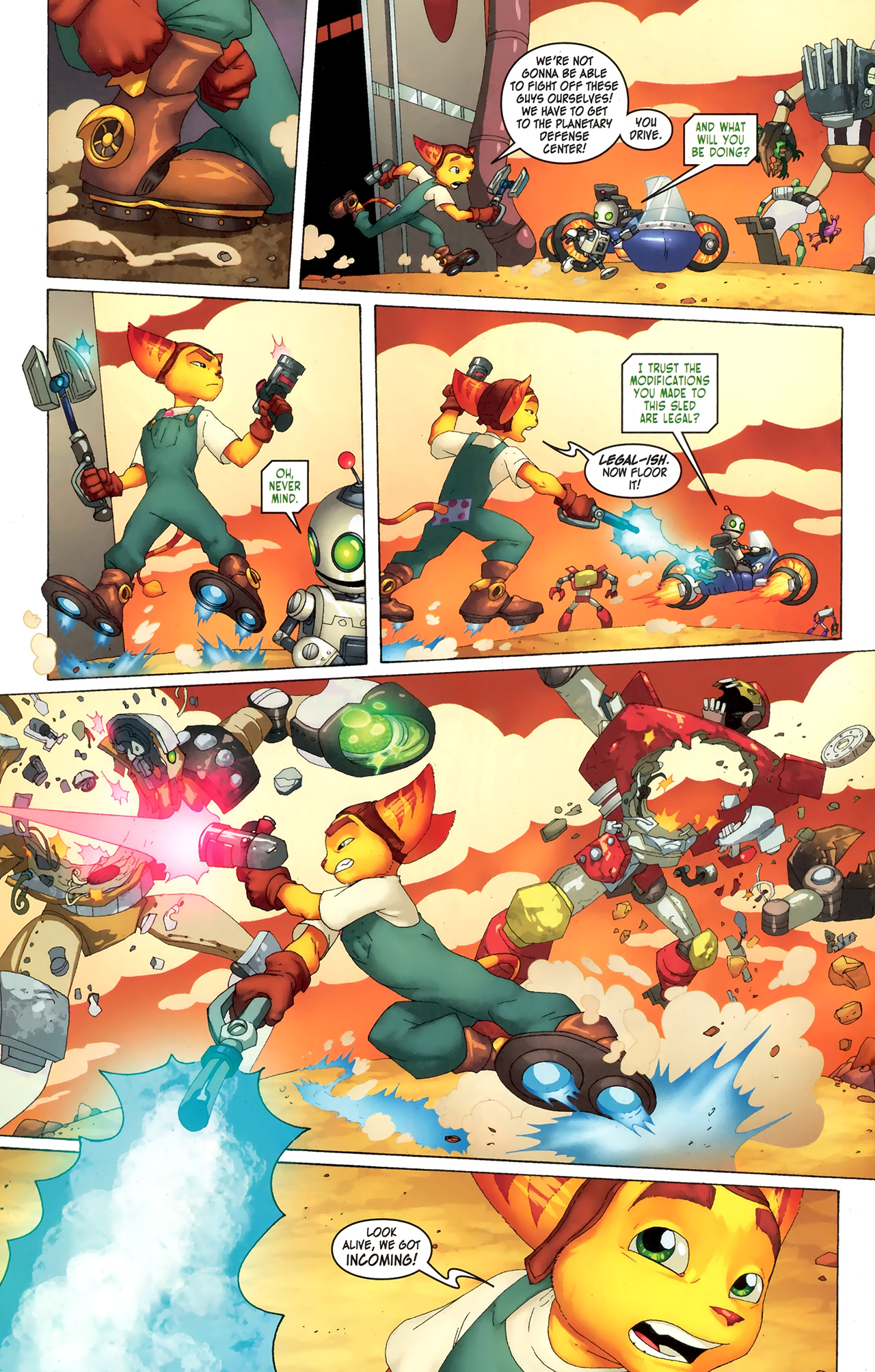 Read online Ratchet & Clank comic -  Issue #1 - 17