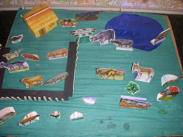 Cards ,Crafts ,Kids Projects: Farm Diorama