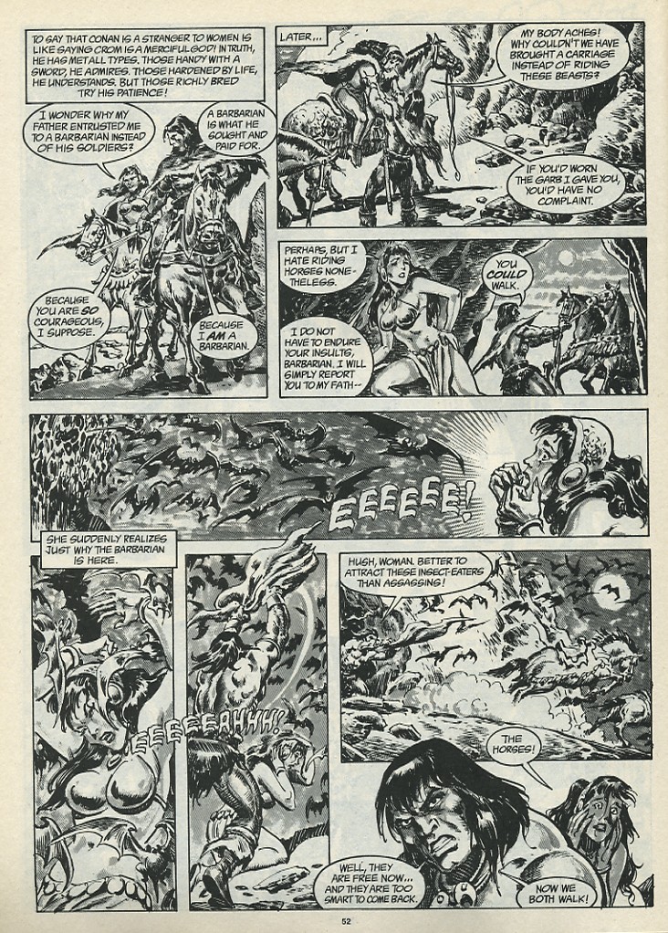 Read online The Savage Sword Of Conan comic -  Issue #185 - 54