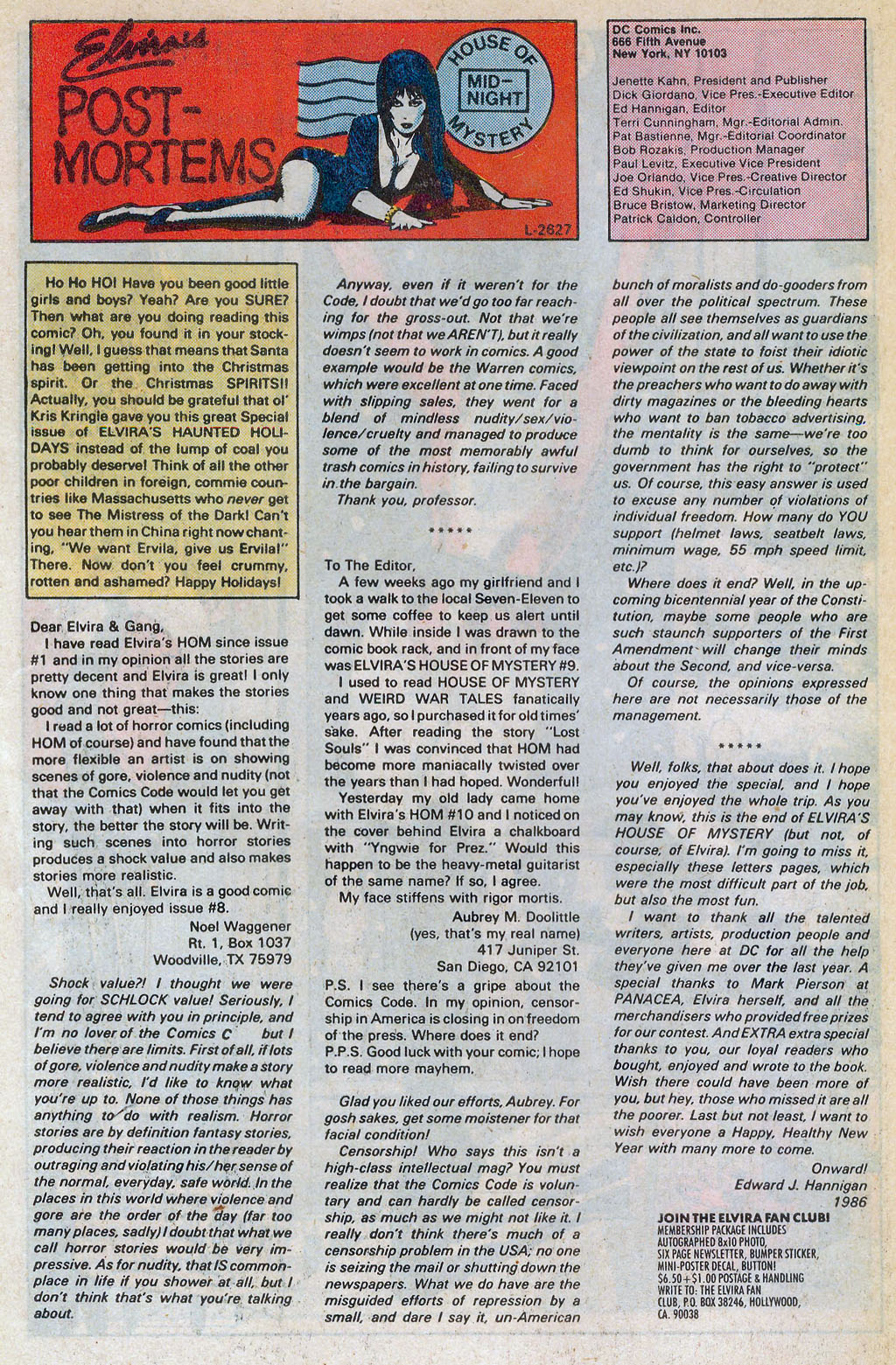 Read online Elvira's House of Mystery comic -  Issue # _Special - 41