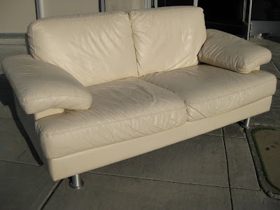 Good Leather Furniture on Uhuru Furniture   Collectibles  Sold   Leather Ikea Couch    300