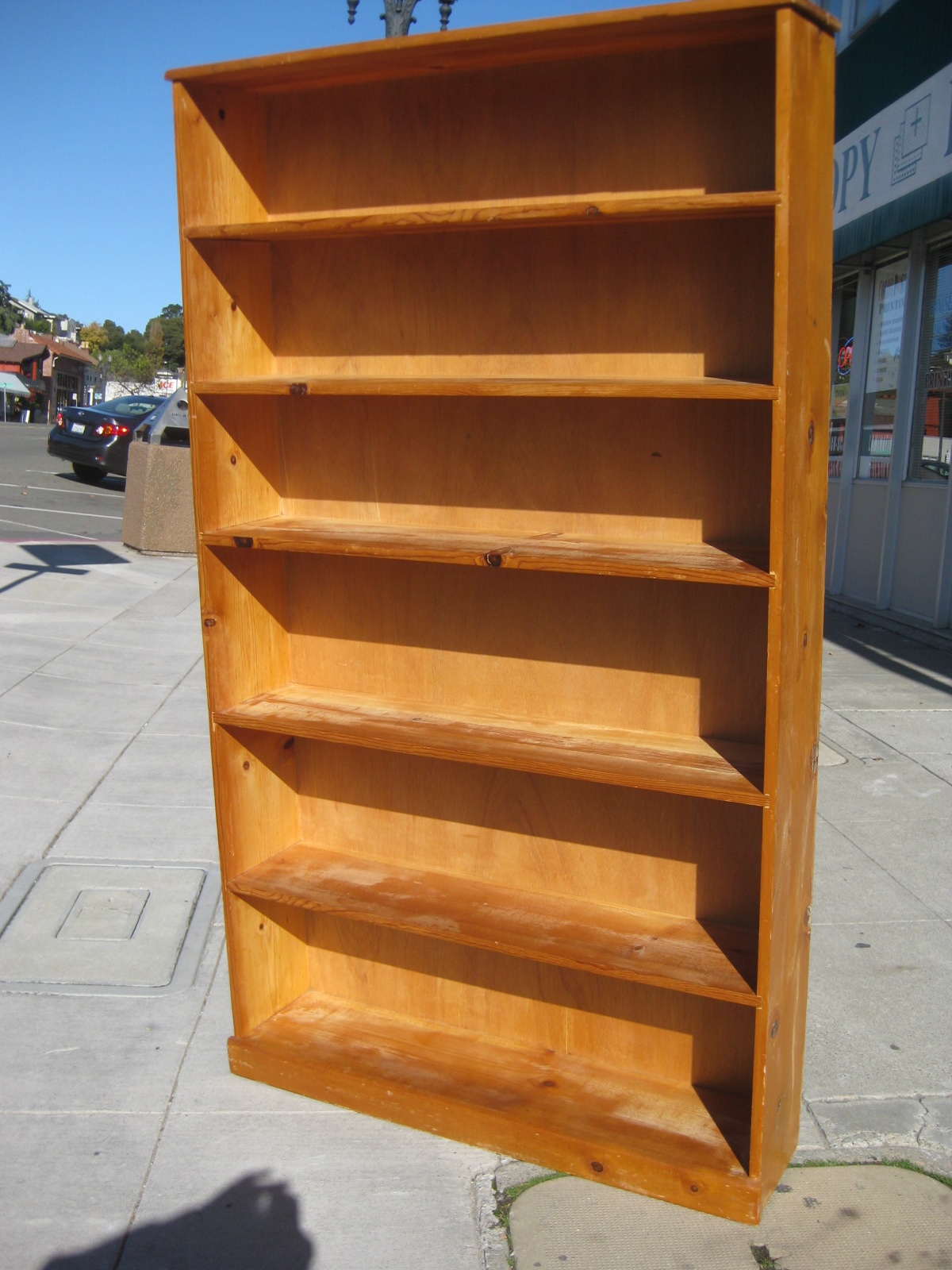 UHURU FURNITURE & COLLECTIBLES SOLD Large Pine Bookshelf 75