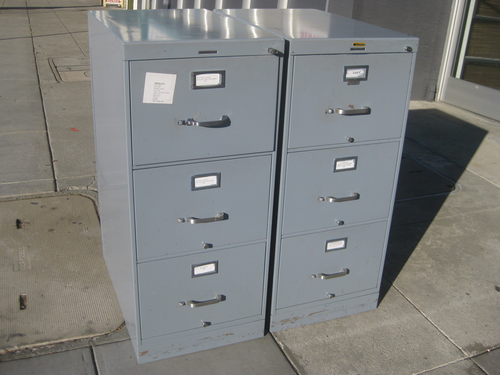 UHURU FURNITURE & COLLECTIBLES SOLD Old Steel File 45 each