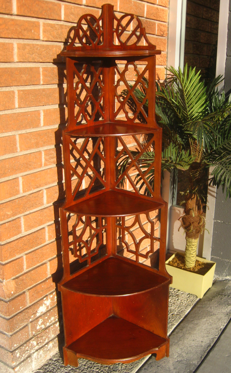 UHURU FURNITURE & COLLECTIBLES SOLD Corner Display Shelf 45