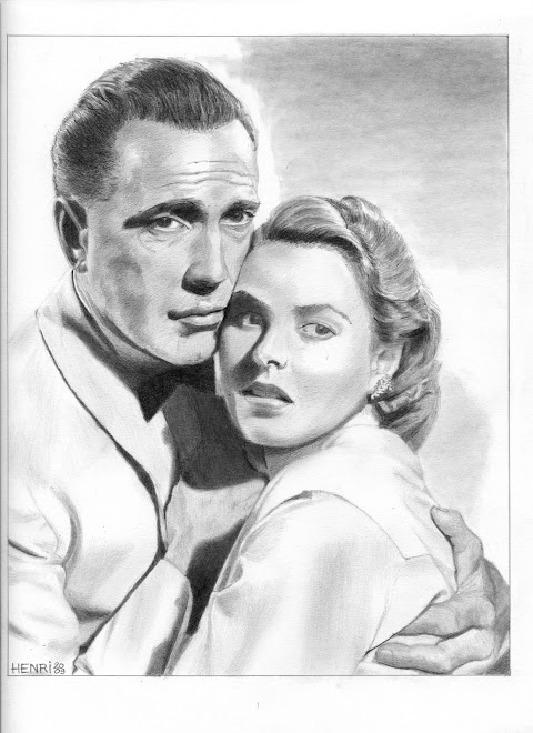 Humphrey Bogart & Ingrid Bergman