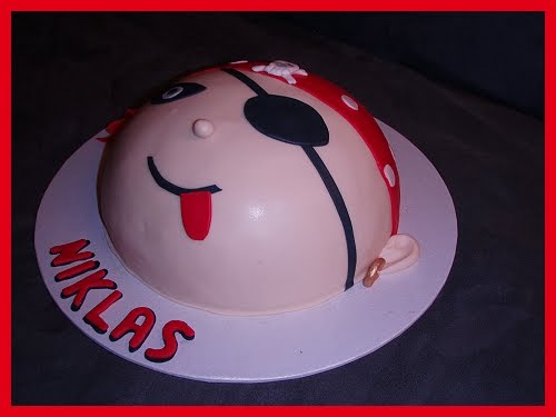 Widmatt: Piratenkopf zum 4. Geburtstag