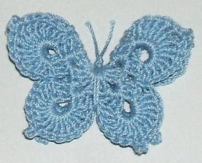 Crochet Memories, Free Pineapple Butterfly pattern