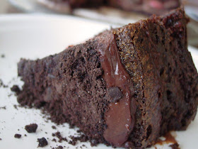 Lick The Bowl Good: Chocolate Cake+Pudding+Strawberries= Anniversary Cake!