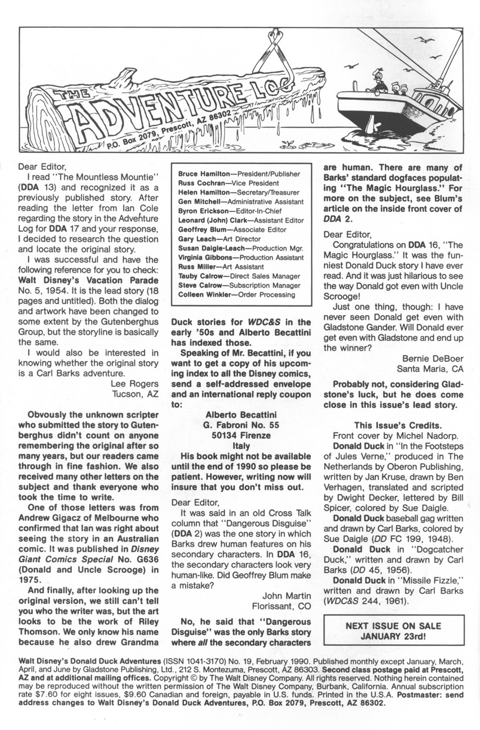 Read online Walt Disney's Donald Duck Adventures (1987) comic -  Issue #19 - 2