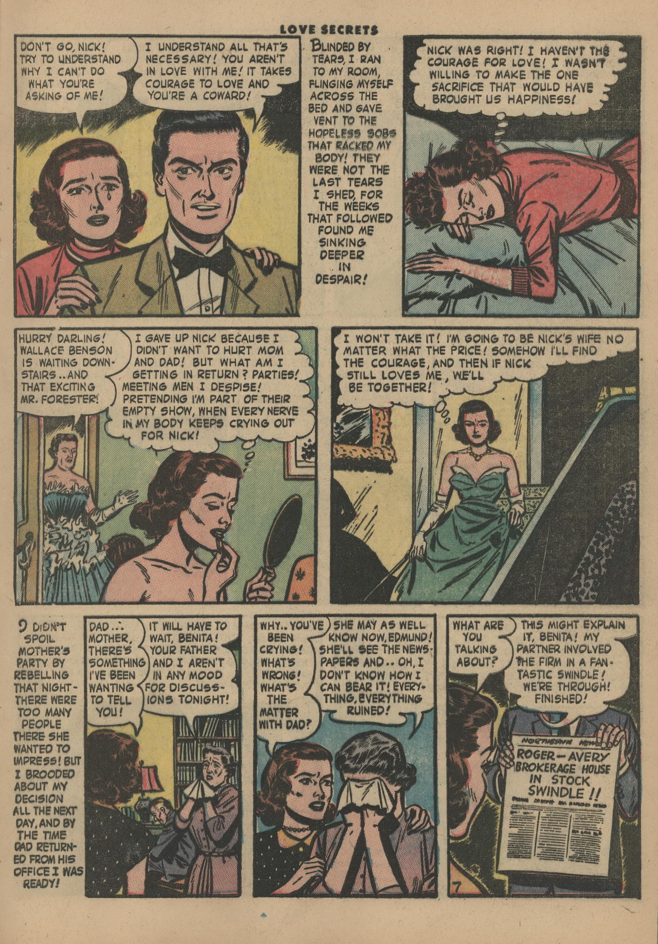 Read online Love Secrets (1953) comic -  Issue #33 - 9