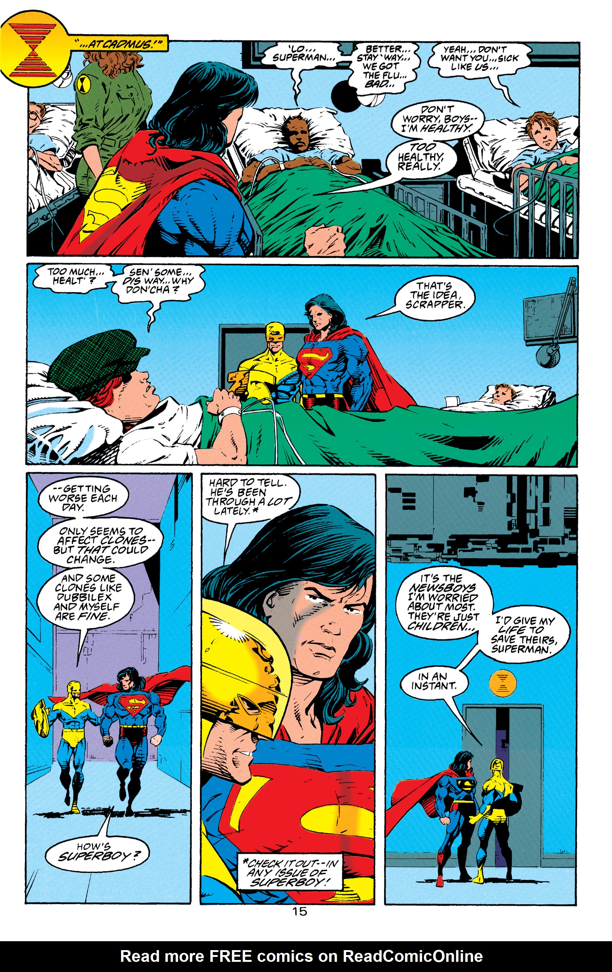 Read online Adventures of Superman (1987) comic -  Issue #511 - 15