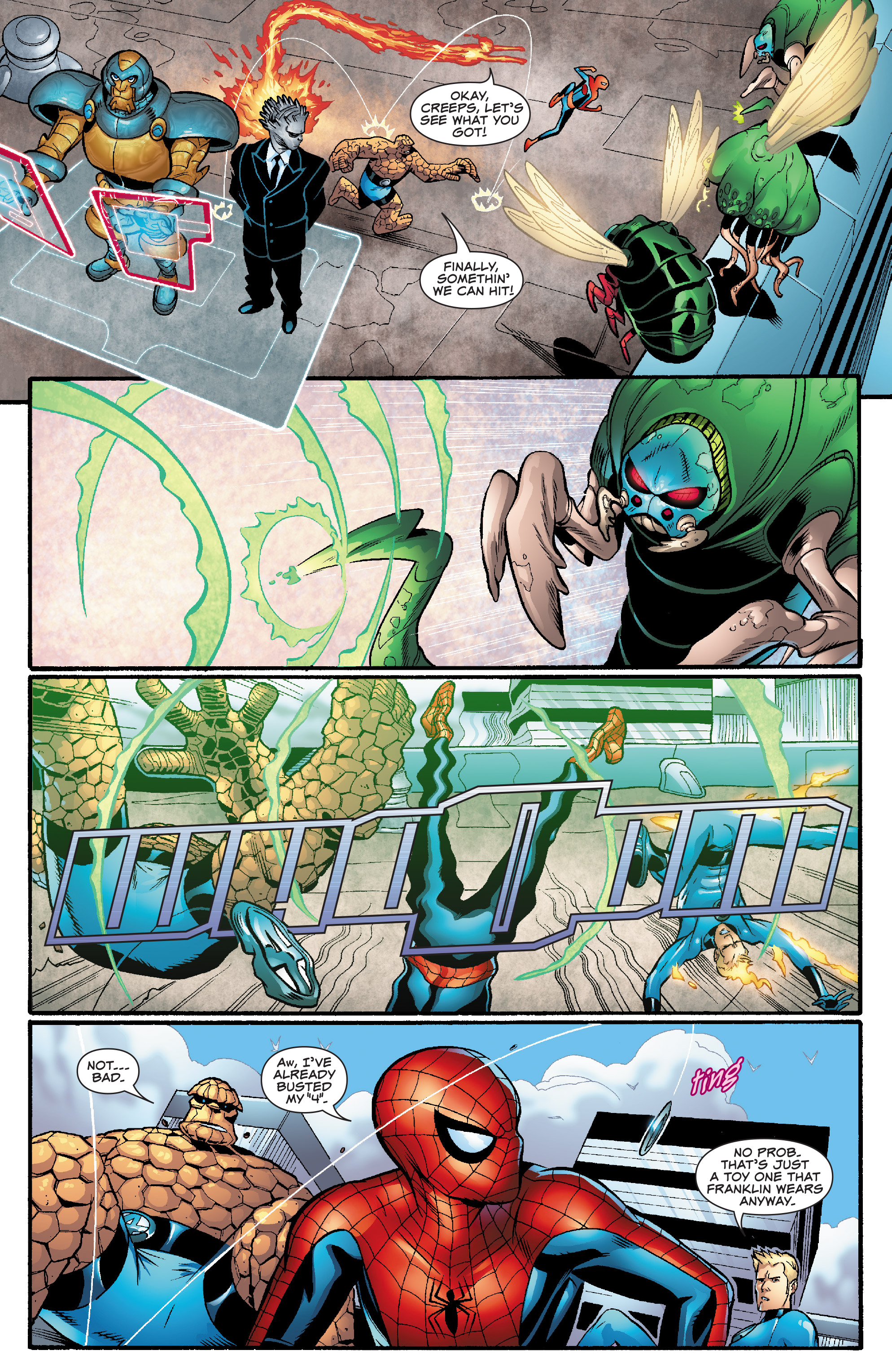 Read online Spider-Man and the Fantastic Four comic -  Issue #3 - 5