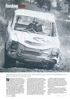 'finishing lines' - courtesy of Classic Cars Magazine