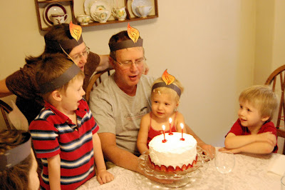 Celebrating the birth of the church at Pentecost with a "Pentecost Party" and "Tongues of Fire" crowns. (tutorial/printable included)