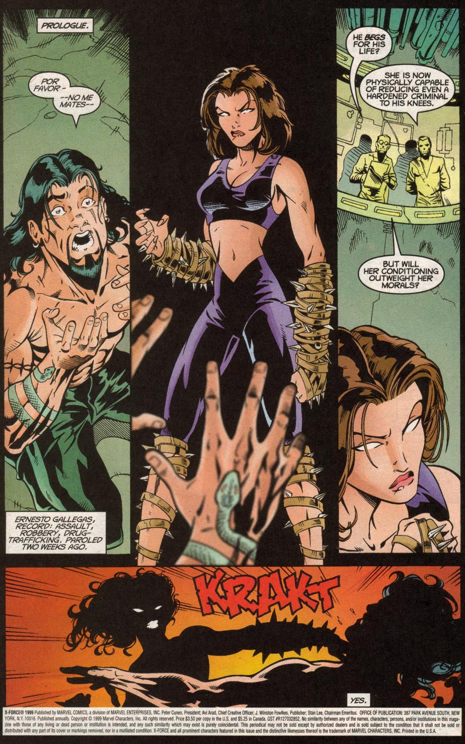 Read online X-Force (1991) comic -  Issue # _Annual 1999 - 2