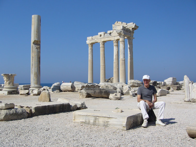 Frank White at Apollo Temple  Side