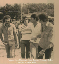 Orlando Lelé e Mazaropi em Brusque. 23 mar 1978.