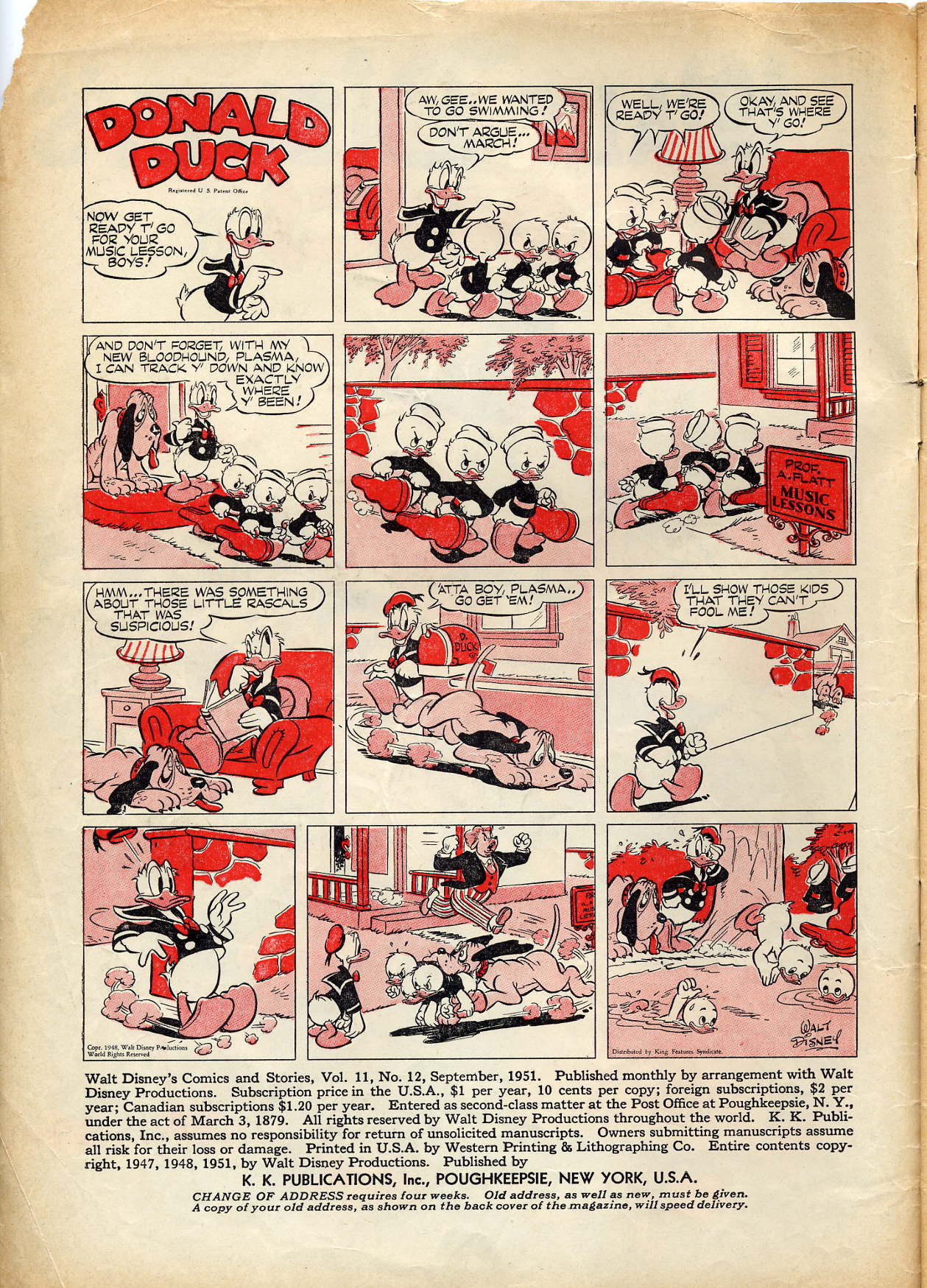 Read online Walt Disney's Comics and Stories comic -  Issue #132 - 2