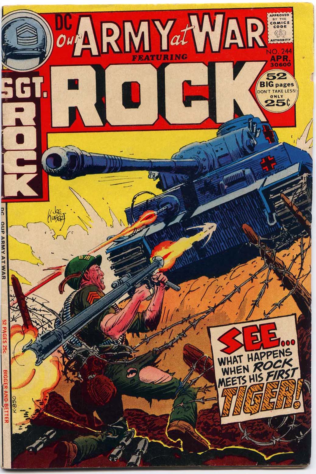 Read online Our Army at War (1952) comic -  Issue #244 - 1