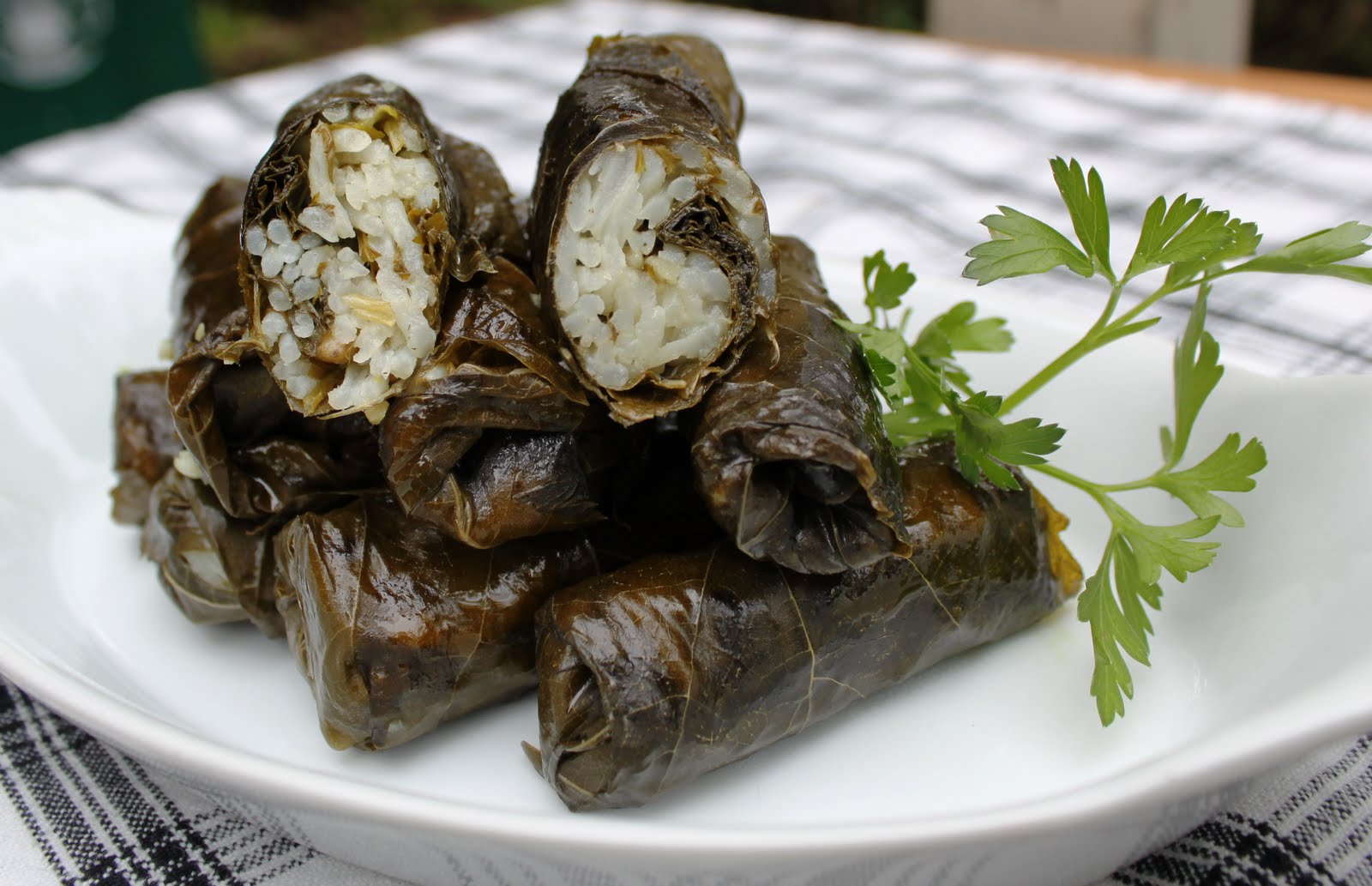 Weekly Vegan Menu: Sunday Lunch - Dolmas (September 19)