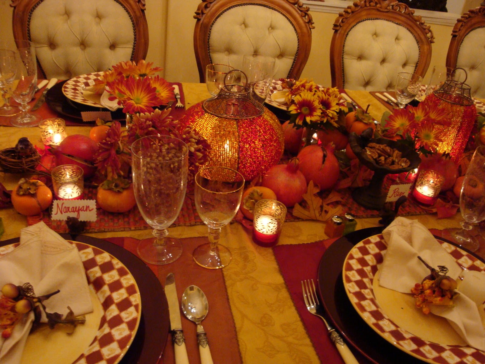 Entertaining From an Ethnic Indian Kitchen: My Thanksgiving Table