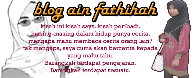 Blog Ain Fathihah